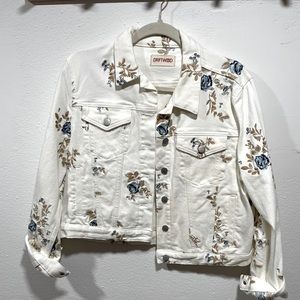 White Driftwood Jean Jacket